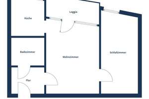 Bonn Friesdorf: Zwei-Zimmer-Wohnung mit Loggia und Garage – Die vollständige Adresse der Immobilie erhältst du vom Anbieter., 53175 Friesdorf, Bonn – Vorschaubild 9