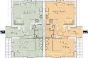 Doppel - Afa ! 2 Zi. Wohnung mit 60 m² Garten  /  Wärmepumpe / PV Anlage – 12623 Mahlsdorf, Berlin – Vorschaubild 6