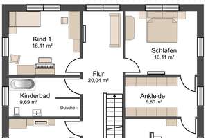 Modernes, massiv gebautes XXL-Einfamilienhaus mit Einliegerwohnung, drei Bädern, Doppelgarage u.v.m. – Die vollständige Adresse der Immobilie erhältst du vom Anbieter., 92339 Beilngries – Vorschaubild 54