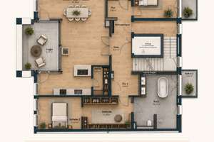 KÖLNS NEUE PENTHOUSE-IKONE: 212 m² Luxus mit privatem Dachgarten in Sülz – Berrenrather Straße 391, 50937 Sülz, Köln – Vorschaubild 6