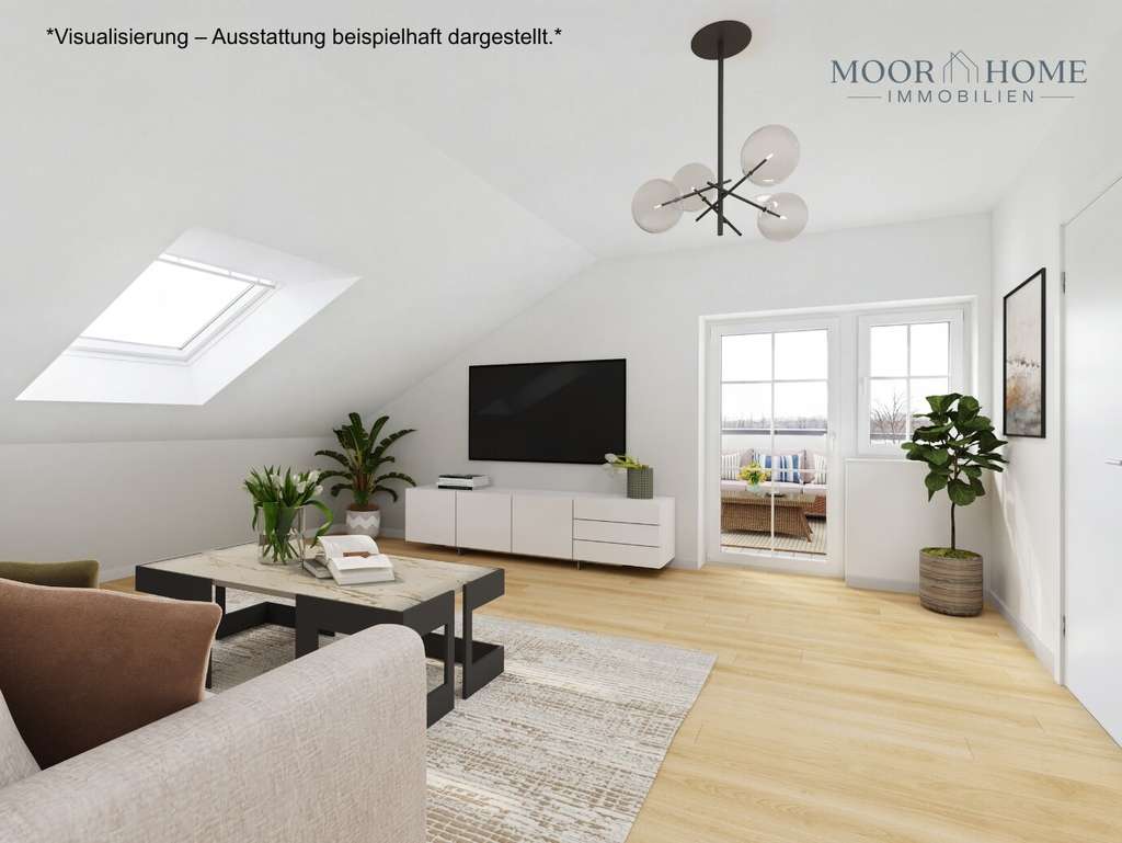 Immobilie in Lünne - Neubau-Penthouse mit Aufzug direkt in die Wohnung und Dachterrasse mit Weitblick in Spelle - Bild 4