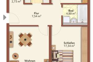 Gepflegte 3-Zimmer-Wohnung mit Balkon und Autostellplatz in Stuttgart-Bad Cannstatt – Die vollständige Adresse der Immobilie erhältst du vom Anbieter., 70374 Espan, Stuttgart – Vorschaubild 23