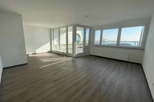 Helle 3-Zimmer Wohnung mit großer Terrasse und Weser-Blick – Obere Bürger 112, 27568 Mitte, Bremerhaven – Vorschaubild 1