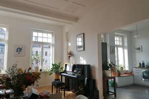 Superhelle Altbau 3-Zimmer-Wohnung um Grünen mit Balkon in der Südvorstadt – August-Bebel-Straße 71, 4275 Südvorstadt, Leipzig – Vorschaubild 2