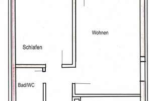 Helle mit Blick ins Grüne 2-Zimmer Wohnung im 2. OG in Stuttgart-Freiberg – Suttnerstraße 38, 70437 Freiberg, Stuttgart – Vorschaubild 3