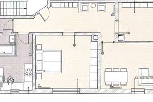 Altbaucharme zum Wohlfühlen: Helle 3-Zimmer-Wohnung mit hohen Decken & Stuck – Die vollständige Adresse der Immobilie erhältst du vom Anbieter., 70176 Rosenberg, Stuttgart – Vorschaubild 6