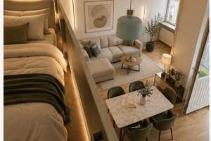 Helle Loftaltbauwohnung mit ruhigenm Innenhof-Balkon und viel Potenzial  – Die vollständige Adresse der Immobilie erhältst du vom Anbieter., 65187 Rheingauviertel / Hollerborn, Wiesbaden – Vorschaubild 3
