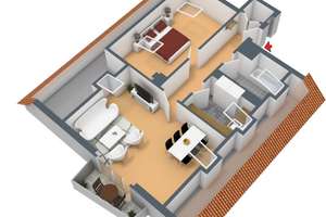Anmieten und 500 EUR WM-Prämiengut 3-Zimmer-Wohnung in  Elberfeld - Mit neuen Badezimmer! – Adalbert-Stifter-Weg 55, 42109 Uellendahl-Katernberg, Wuppertal – Vorschaubild 4