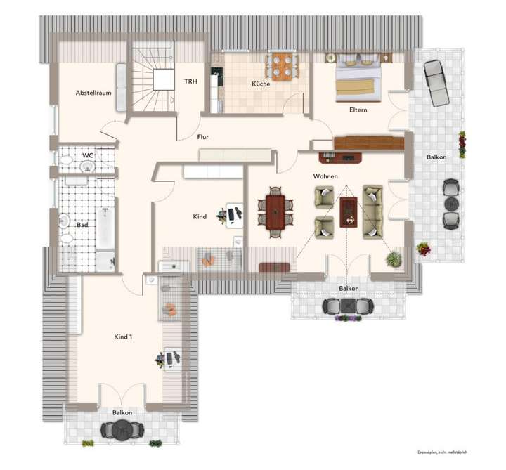 Grundriss Dachgeschoss