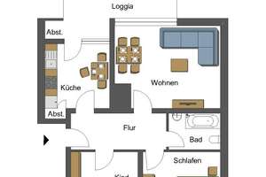 Etagenwohnung in Gelsenkirchen – Brockskamp 101, 45889 Bismarck, Gelsenkirchen – Vorschaubild 14