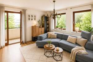 Augsburg-Spickel/Innenstadt: Hochwertig renovierte 3-Zimmer-Wohnung mit 2 Balkonen in Bestlage – Die vollständige Adresse der Immobilie erhältst du vom Anbieter., 86161 Bahnhofs-, Bismarckviertel, Augsburg – Vorschaubild 2