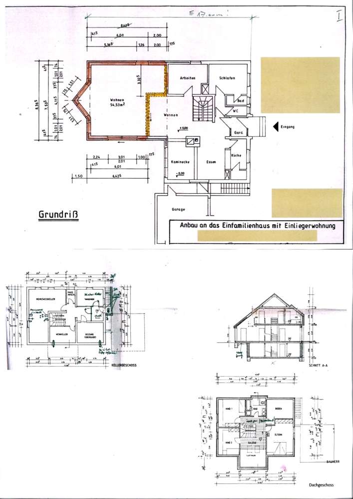 Grundriss EG und OG