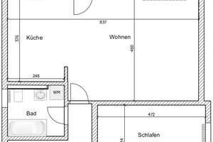 attraktive 2 Raumwohnung mit Balkon, sehr ruhig im Grünen – Röntgenstr. 11, 1239 Leubnitz-Neuostra, Dresden – Vorschaubild 16