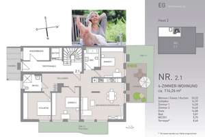Komfortabel wohnen in Freiburg – 4-Zimmer-Wohnung mit Terrasse – 79108 Zähringen, Freiburg im Breisgau – Vorschaubild 4