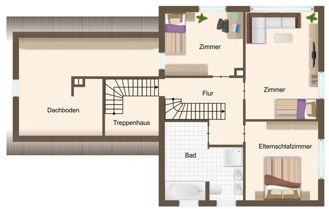 Grundriss Obergeschoss