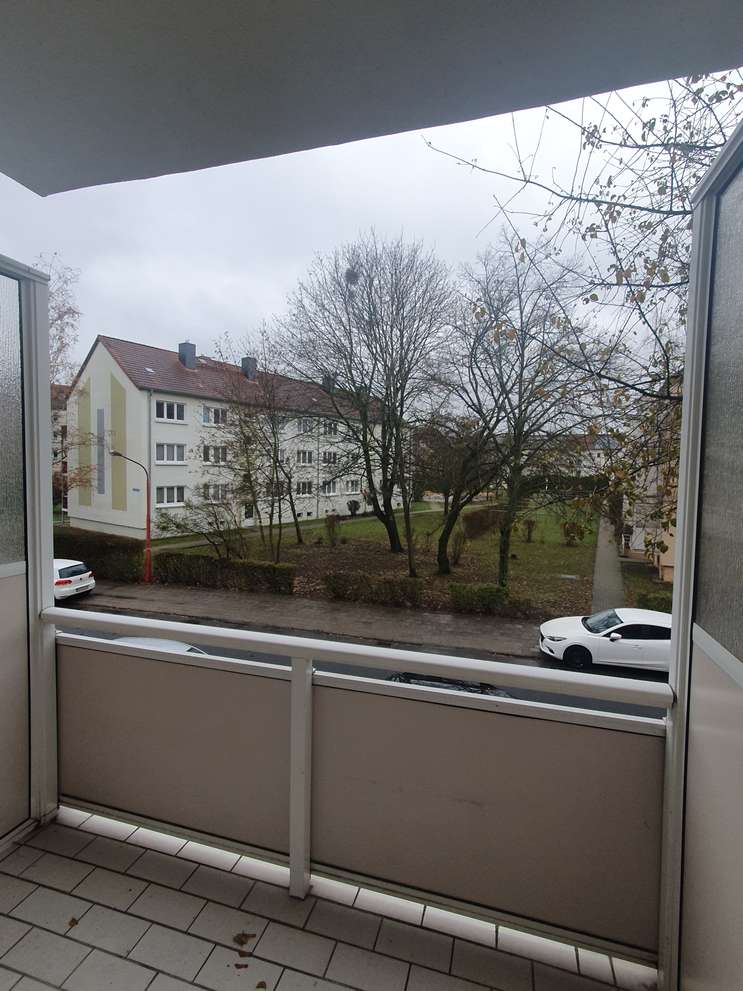 Blick vom Balkon