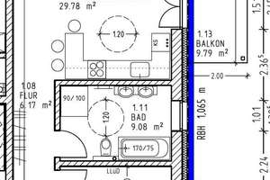 Erstbezug / Moderne 2-Zimmer-Whg. mit Terrasse u. Balkon / EG / WFL 67,65 m² / Energiesparhaus / ab 