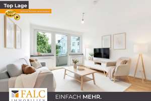 Helle, bezugsfreie 2-Zimmer-Wohnung mit Balkon & Loggia in Düsseldorf-Pempelfort