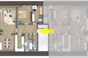 Provisionsfreie Dachgeschosswohnung zum Selbstbezug – Wiemannskamp 2, 44805 Kornharpen/Voede-Abzweig, Bochum – Vorschaubild 2