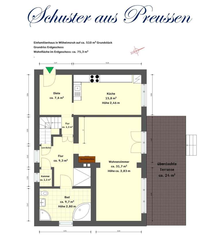 Grundriss Erdgeschoss