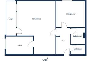 Sofort frei: Ihr neues Zuhause im Bonner Süden mit 2 Zimmern, Loggia und Aufzug – Die vollständige Adresse der Immobilie erhältst du vom Anbieter., 53179 Lannesdorf, Bonn – Vorschaubild 9