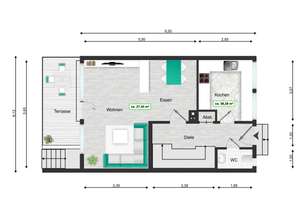 Charmantes Reihenhaus mit Garten und Garage in ruhiger Lage in Dellwig - Bezugsfrei – Die vollständige Adresse der Immobilie erhältst du vom Anbieter., 45357 Dellwig, Essen – Vorschaubild 25