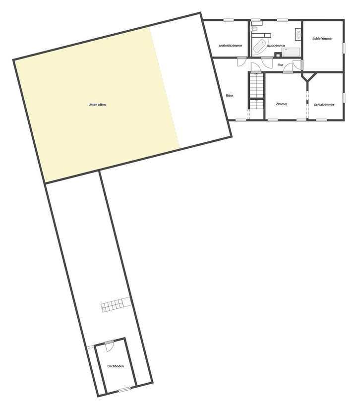 Grundriss Obergeschoss