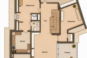 Haus-im-Haus-Wohnung mit Dachterrasse, Kamin und Doppelgarage am Lerchesberg – 60598 Sachsenhausen-Süd, Frankfurt am Main – Vorschaubild 17