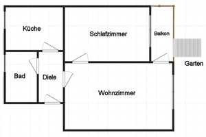 Bezaubernde Gartenwohnung im grünen Stadtteil Rabenberg – Wolfsburg – Vorschaubild 15