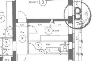 Klassischer Berliner Altbau: 57 m²- 2 Zimmer mit Dielen und hohen Decken im modernisierten Objekt – Die vollständige Adresse der Immobilie erhältst du vom Anbieter., 12169 Steglitz, Berlin – Vorschaubild 15