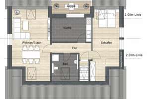 Erstbezug nach Kernsanierung - Dachgeschosswohnung mit Süd/West Loggia in Schildesche – Die vollständige Adresse der Immobilie erhältst du vom Anbieter., 33611 Schildesche, Bielefeld – Vorschaubild 15