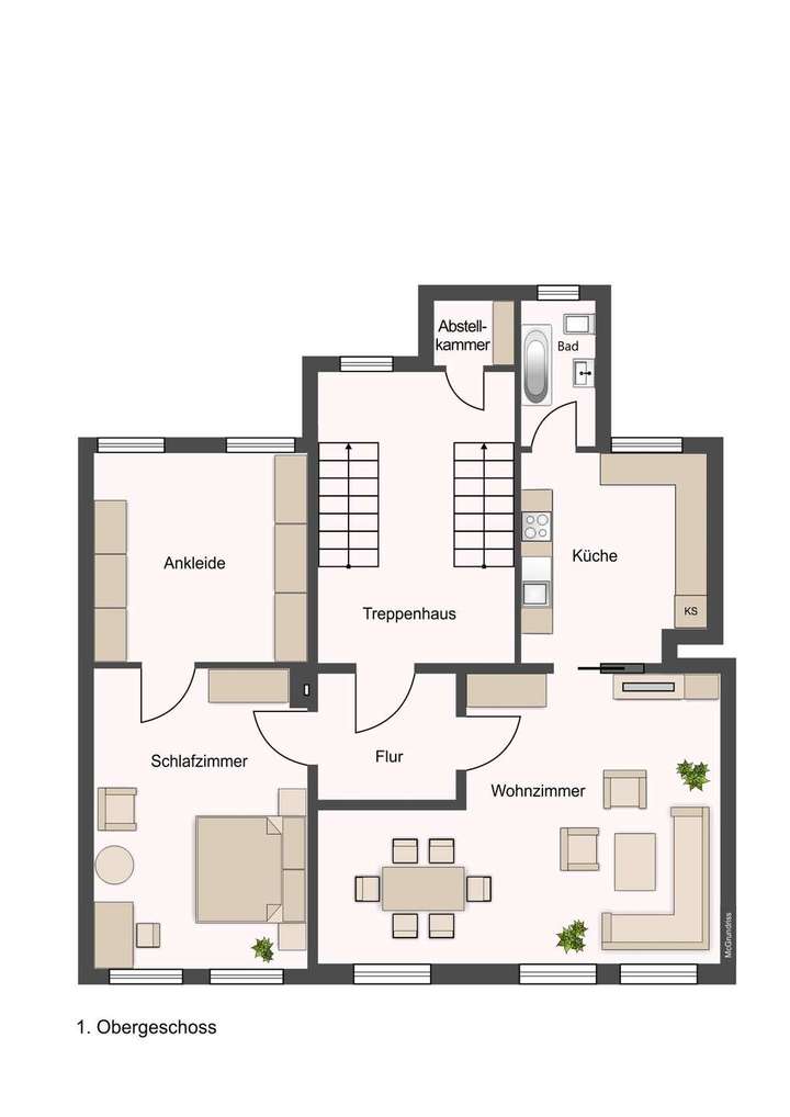 1. Obergeschoss (3RW)