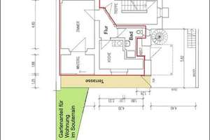Ruhig gelegene 1 -Zimmer Souterrainwohnung in Freiburg Herdern – 79104 Herdern-Süd, Freiburg im Breisgau – Vorschaubild 2