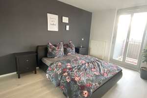 möblierte 2-Zimmerwohnung mit Küche, Westbalkon und Badewanne in guter Lage – 80937 Am Hart, München – Vorschaubild 10