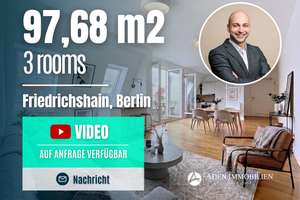 Neugebaut! Helle 3-Zi.-Dachgeschosswohnung mit Balkon & Aufzug im Rudolfkiez! – Bossestr. 9, 10245 Friedrichshain, Berlin – Vorschaubild 2