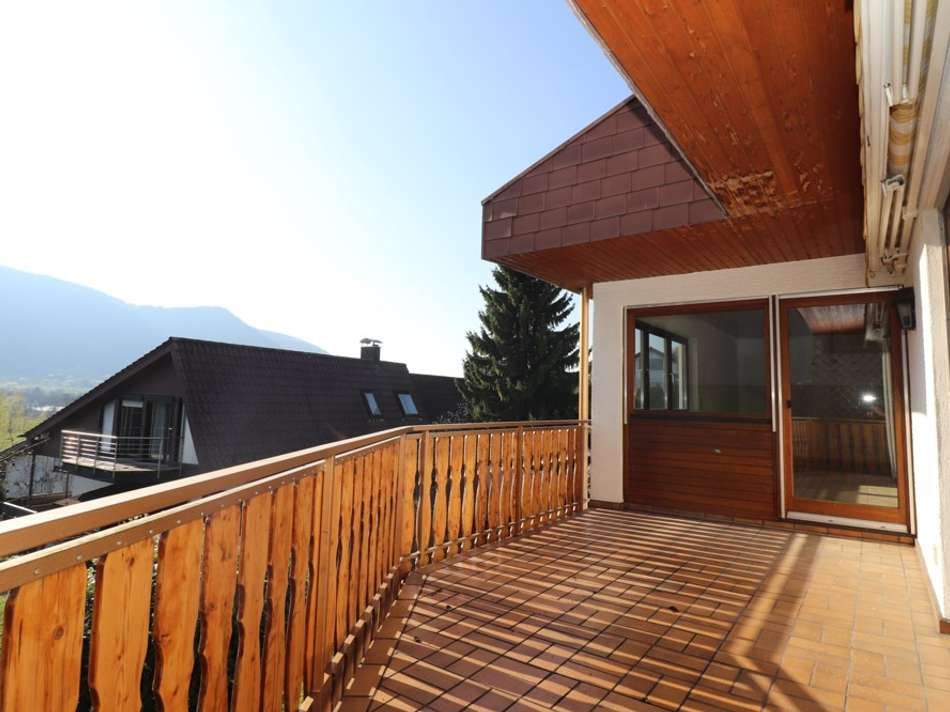 Südbalkon mit Aussicht