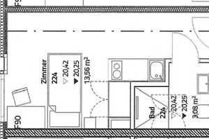 Modernes Apartment mit EBK für Studenten und Azubis ab sofort – Landsbergerstraße 441, 81241 München – Vorschaubild 2