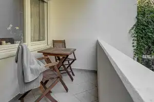 TOP LAGE Schwabing - Sehr ruhiges und voll möbliertes 1-Zimmer Appartement mit Blick ins Grüne  – Leopoldstraße 169a, 80804 München – Vorschaubild 14