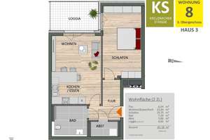 Leben und Wohnen im Neubau: moderne Ausstattung und durchdachte Grundrisse im beliebten Kölne – Die vollständige Adresse der Immobilie erhältst du vom Anbieter., 50968 Zollstock, Köln – Vorschaubild 2