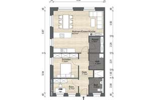 Neubau-Doppelhaushälfte in Leck – KfW-55 mit Ausbaureserve, Fernwärme & Carport – Die vollständige Adresse der Immobilie erhältst du vom Anbieter., 25917 Stadum – Vorschaubild 6