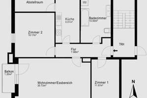 Moderne 3-Zimmerwohnung mit großem Tageslichtbad und Balkon – Keplerstraße 25, 93073 Neutraubling – Vorschaubild 19