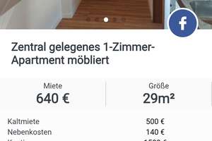 1-Zimmer-Apartment zentrale Lage in Erlangen – Pfarrstr. 3, 91052 Altstadt, Erlangen – Vorschaubild 5