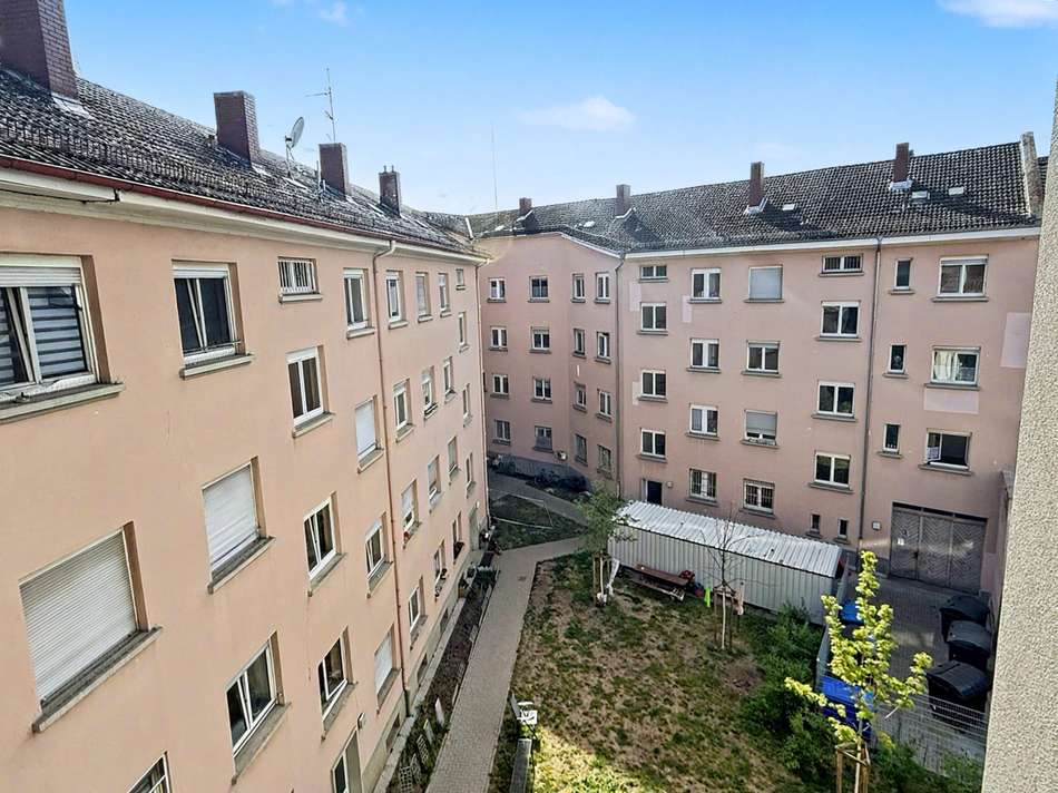 Blick vom Balkon