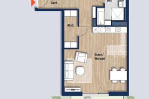 Moderne 4-Zimmer-Wohnung mit Garten in gepflegter Wohnlage – Düsseldorfer Landstraße 76e, 47249 Wanheim-Angerhausen, Duisburg – Vorschaubild 4