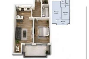 🌟 Charmante 2-Zimmer-Wohnung mit Balkon, TG-Stellplatz & Einbauküche in Wiesbaden! – Hasengartenstraße 34D, 65189 Südost, Wiesbaden – Vorschaubild 5