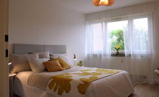Provisionsfrei! Einziehen und wohlfühlen: Frisch sanierte 3-Zimmer-Wohnung mit Balkon & Garage