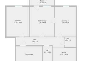 Wohnen mit Charakter: 3-Zimmer-Altbau mit Balkon in Fürther Südstadt (Erstbezug nach Sanierung) – Fichtenstraße 31, 90763 Nördliche Südstadt, Fürth – Vorschaubild 9