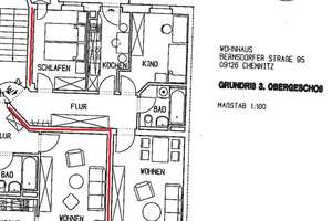 3 Zimmer Wohnung als Kapitalanlage zu verkaufen – Die vollständige Adresse der Immobilie erhältst du vom Anbieter., 9126 Bernsdorf, Chemnitz – Vorschaubild 3