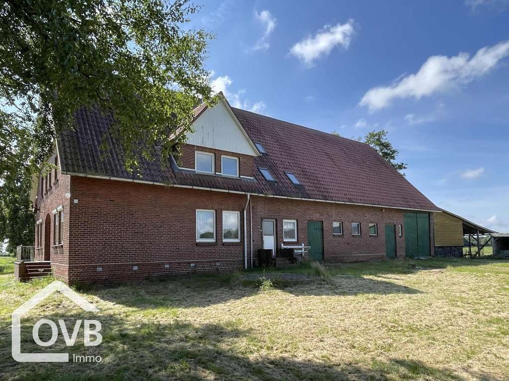 Immobilie in Wischhafen - Anwesen mit anliegender Grünfläche und zeitgemäßer Halle - Bild 2