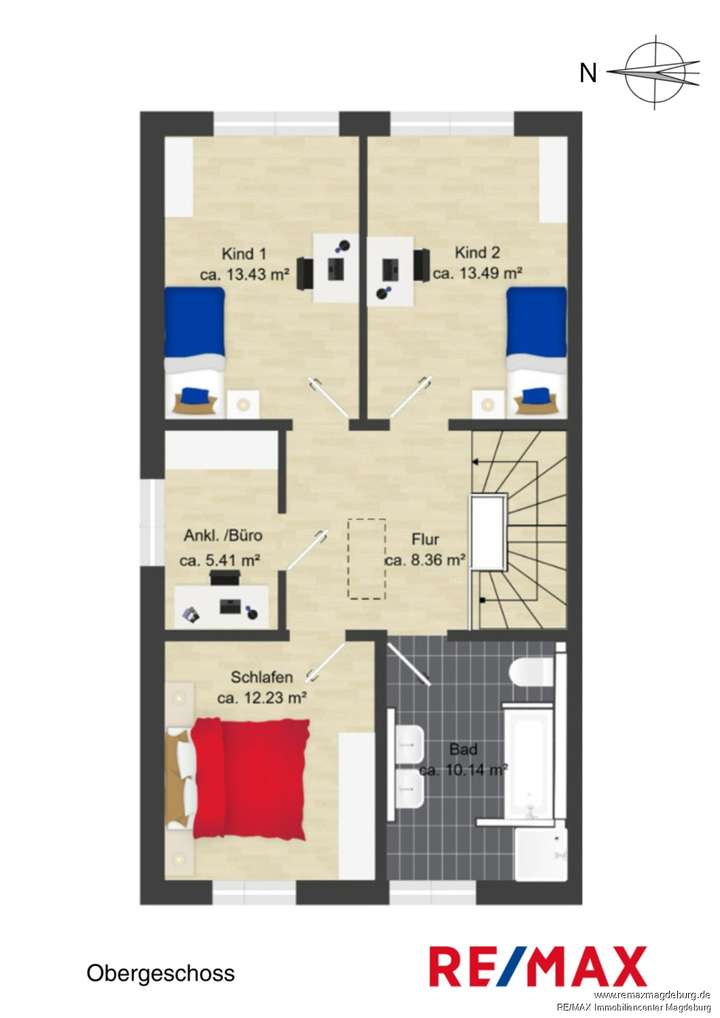 Grundriss Obergeschoss